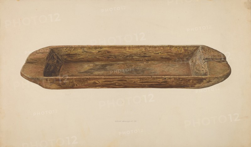 Butter Tub, 1939. Creator: Albert Geuppert.