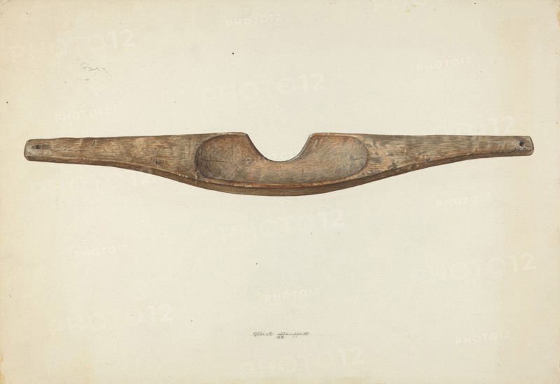 Shoulder Yoke, 1939. Creator: Albert Geuppert.