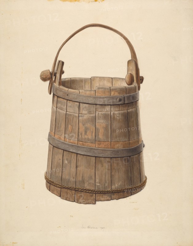 Milk Bucket, 1939. Creator: Jacob Gielens.