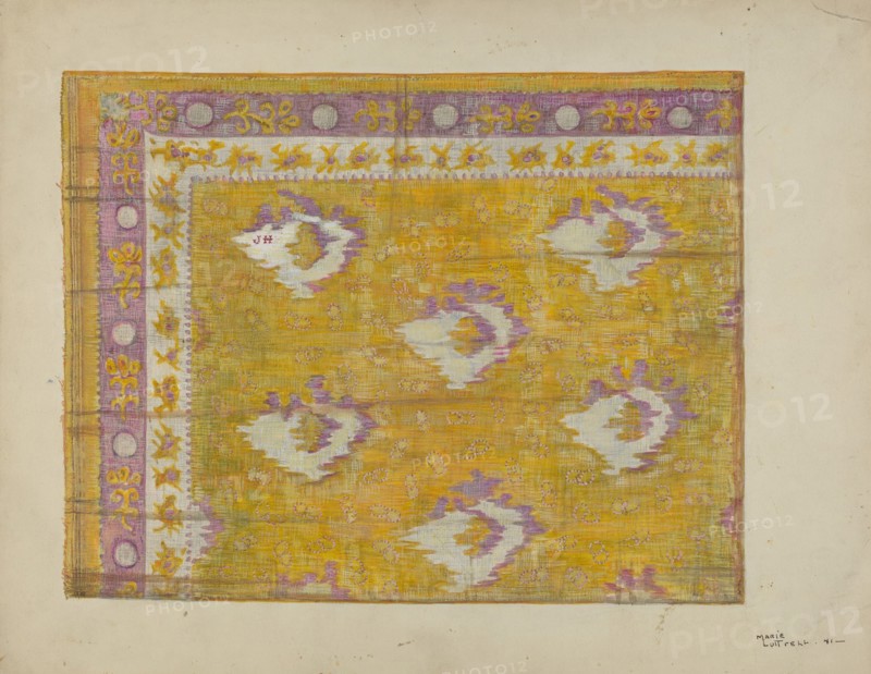 Silk Scarf, 1941. Creator: Marie Lutrell.