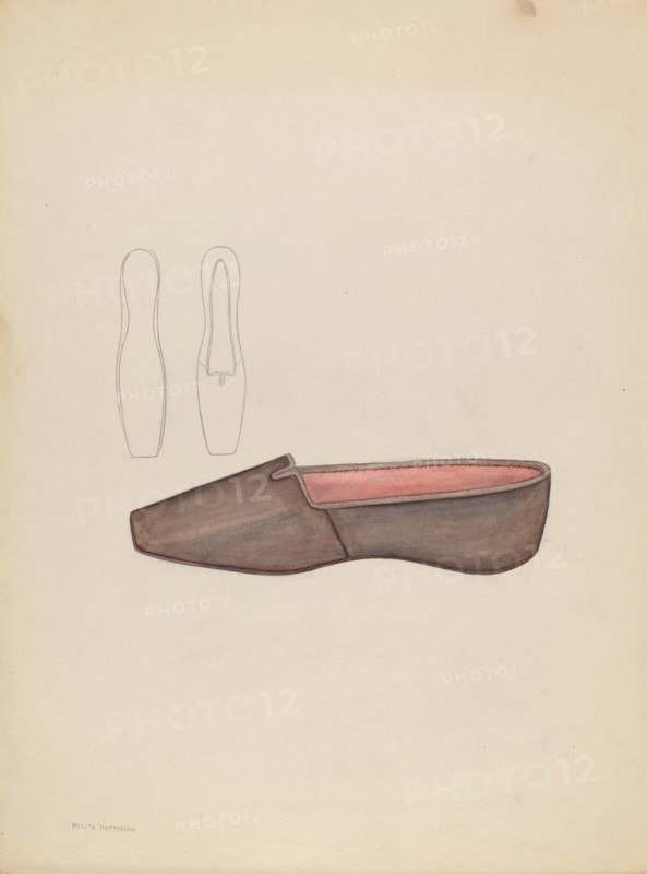 Slipper, 1935/1942. Creator: Melita Hofmann.