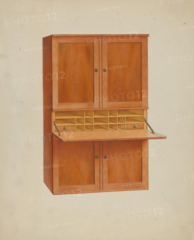 Shaker Secretary, 1935/1942. Creator: John W Kelleher.
