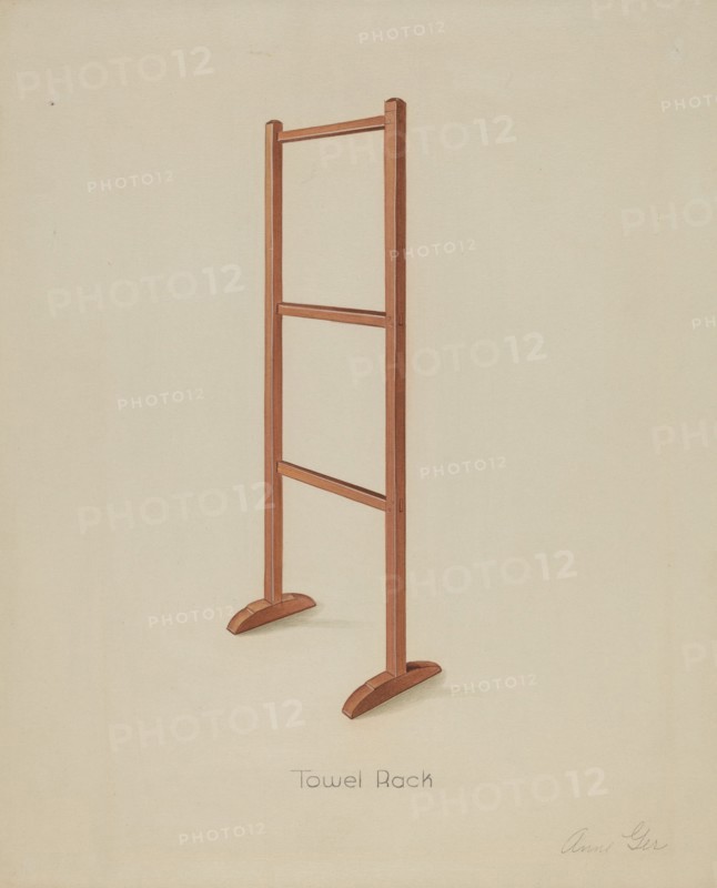 Shaker Towel Rack, c. 1936. Creator: Anne Ger.