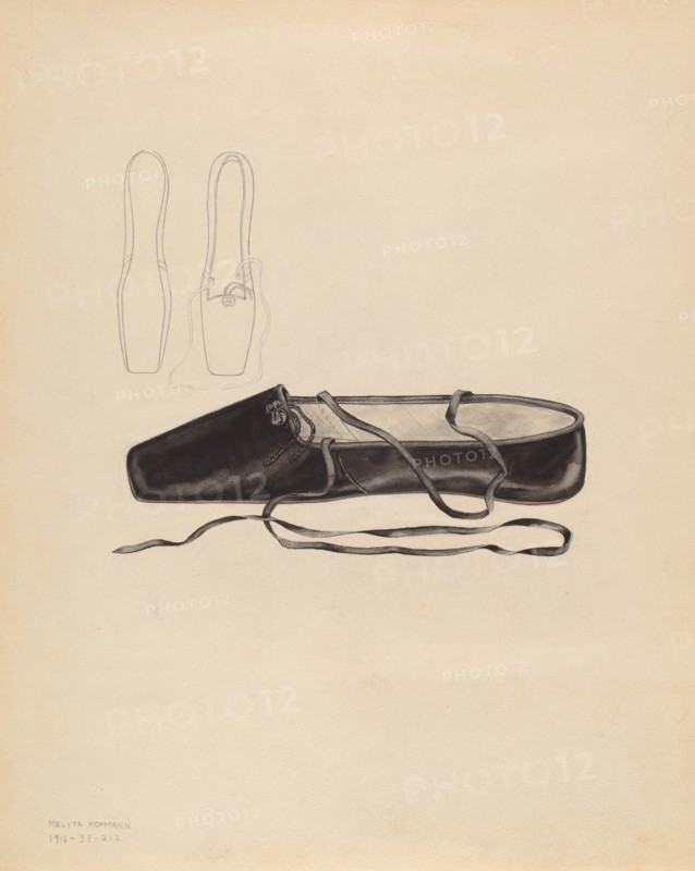 Slipper, c. 1936. Creator: Melita Hofmann.