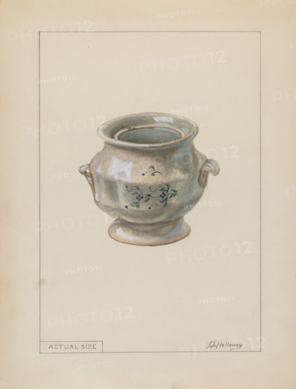 Small Sugar Bowl, c. 1936. Creator: Thomas Holloway.