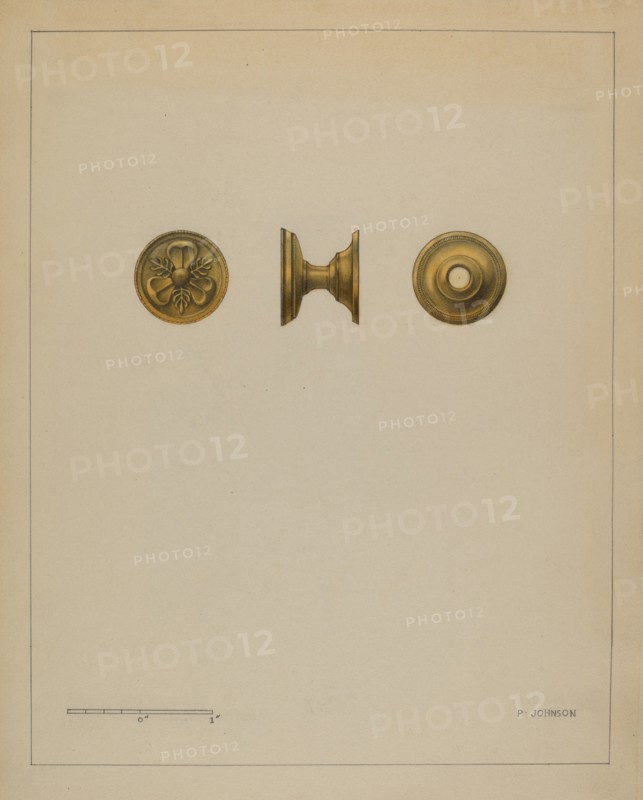 Drawer Pull, c. 1936. Creator: Philip Johnson.