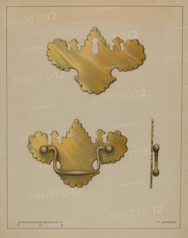 Drawer Pull, c. 1936. Creator: Philip Johnson.