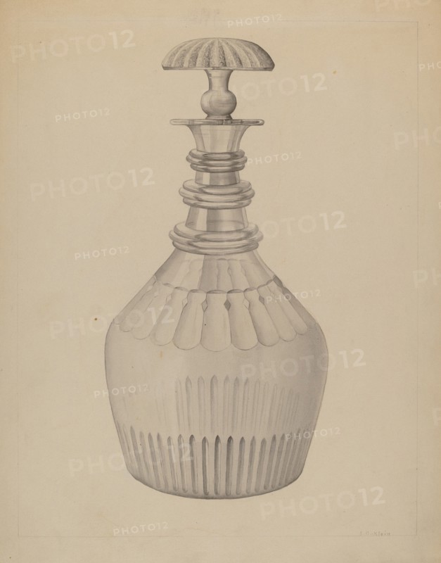 Carafe, c. 1936. Creator: Samuel O. Klein.