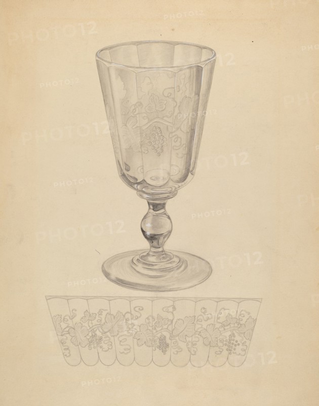 Goblet, c. 1936. Creator: Gertrude Lemberg.