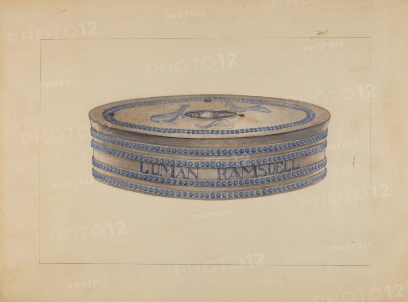 Inkwell, c. 1936. Creator: Gertrude Lemberg.