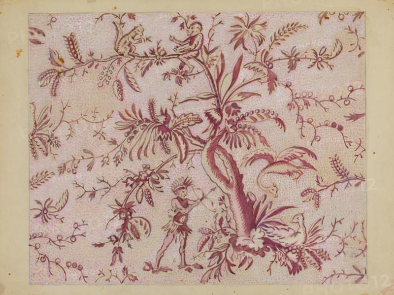Block Print, c. 1936. Creator: George Loughridge.