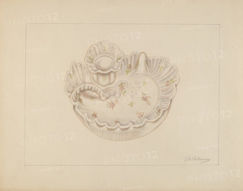 Candle Holder, c. 1937. Creator: Thomas Holloway.