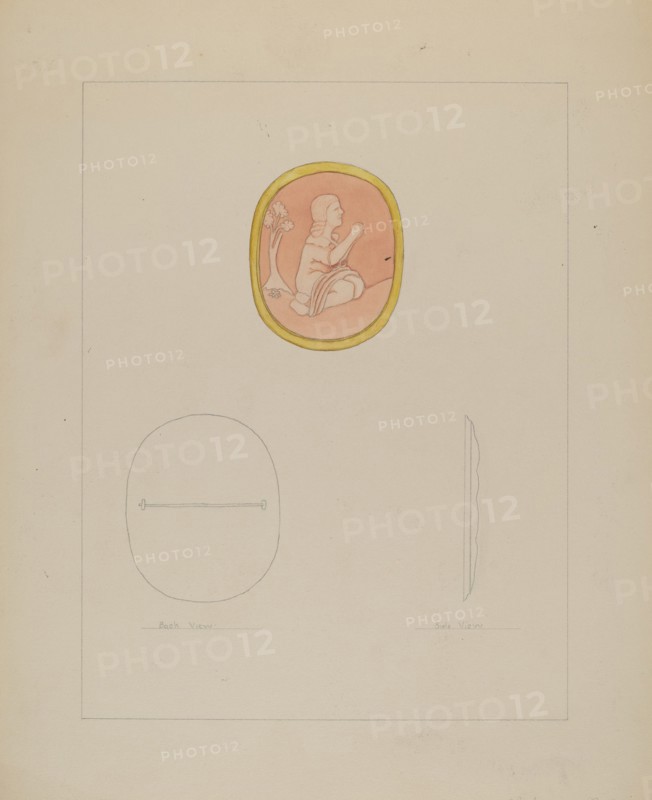 Cameo Brooch, c. 1937. Creator: Frederick Jackson.