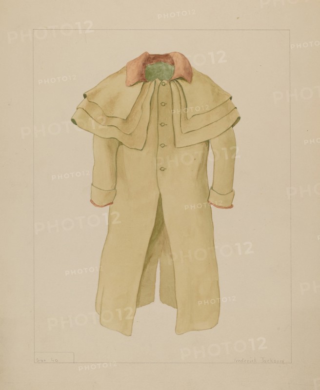 Man's Great Coat, c. 1937. Creator: Frederick Jackson.