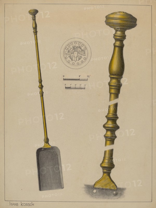 Fire Shovel, c. 1937. Creator: Hans Korsch.