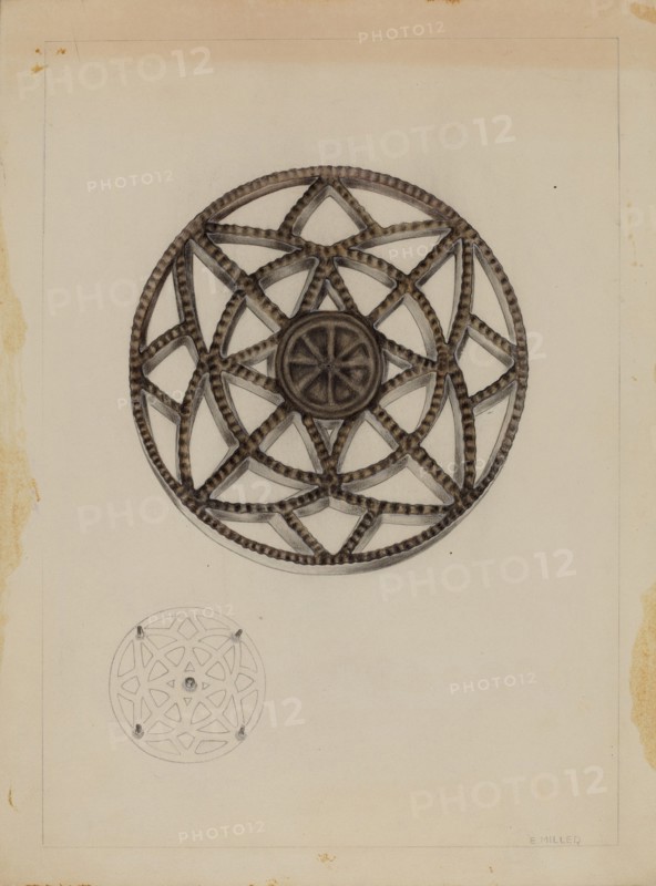 Trivet, c. 1937. Creator: Edith Miller.