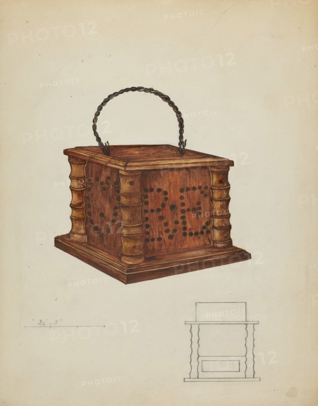 Foot Warmer, c. 1937. Creator: Edith Miller.
