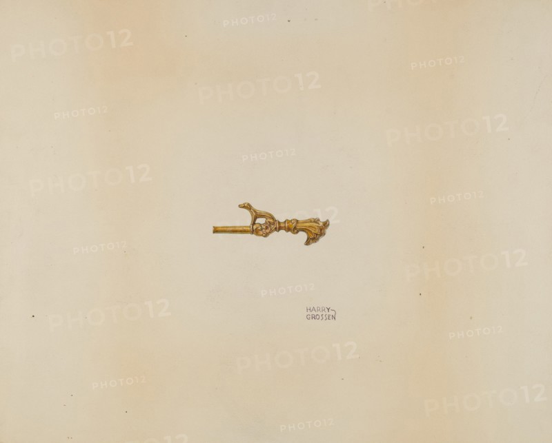 Watch Key, c. 1938. Creator: Harry Grossen.