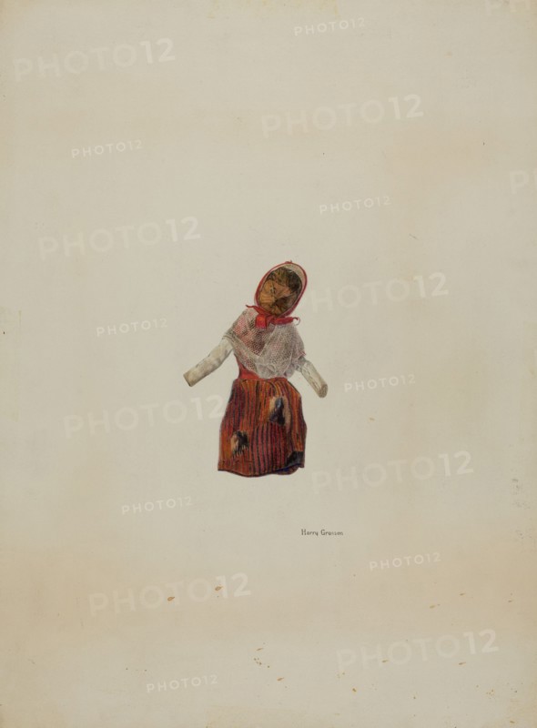 Hickory Nut Doll, c. 1938. Creator: Harry Grossen.