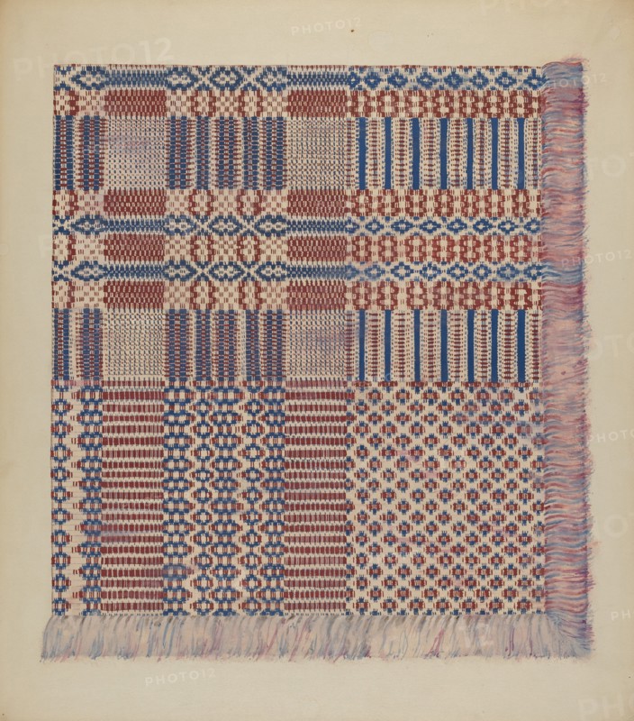 Coverlet, c. 1938. Creator: Katherine Hastings.