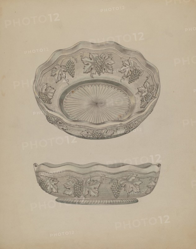 Dish, c. 1940. Creator: Henry Moran.