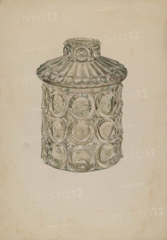 Cracker Jar, c. 1940. Creator: Henry Moran.