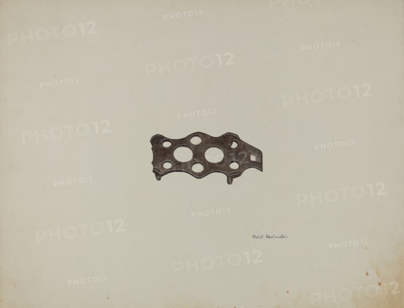 Metal Trivet, c. 1942. Creator: Violet Hartenstein.