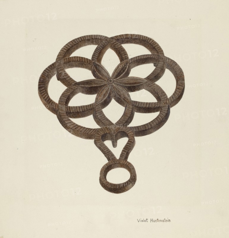 Trivet, c. 1942. Creator: Violet Hartenstein.