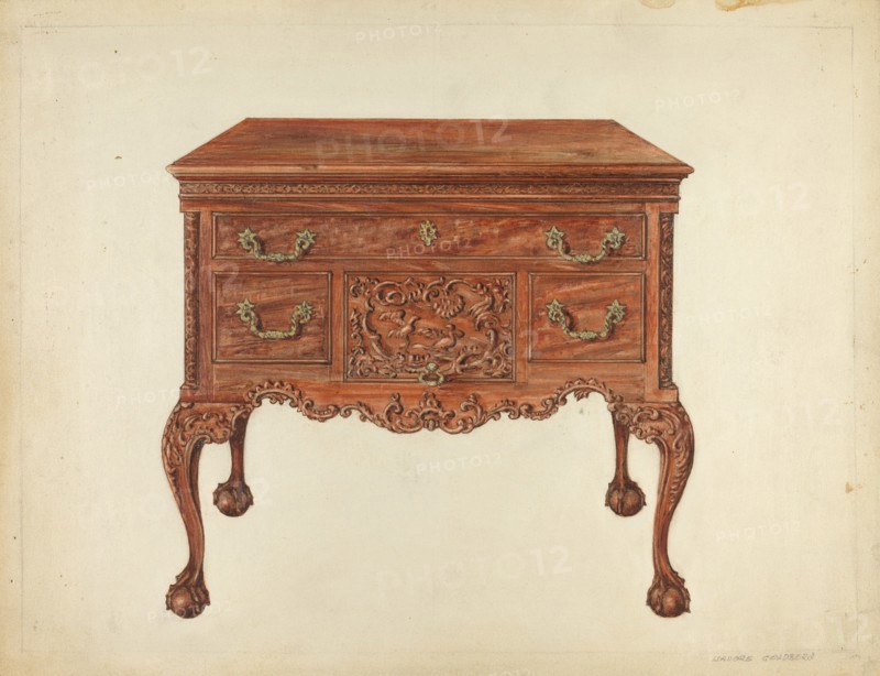 Lowboy, c. 1953. Creator: Isadore Goldberg.