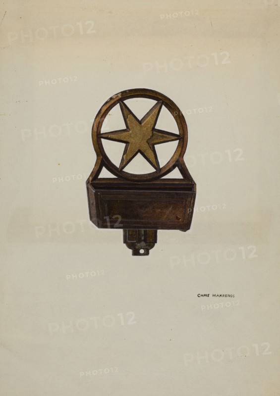 Match Holder, c. 1939. Creator: Chris Makrenos.
