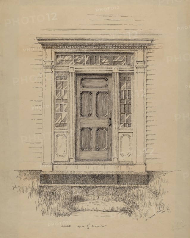 Doorway, c. 1936. Creator: Jerome Hoxie.