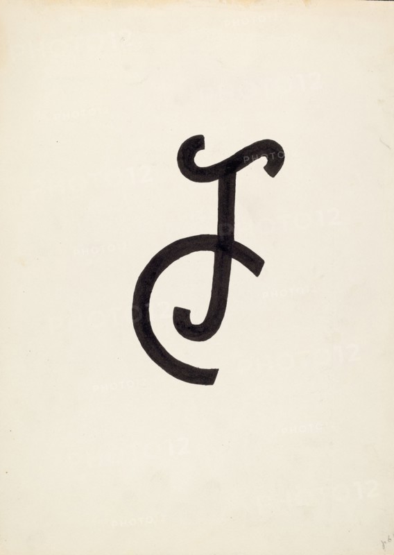 Cattle Brand, c. 1936. Creator: J.Henry Marley.