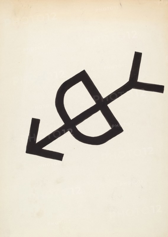 Cattle Brand, c. 1936. Creator: J.Henry Marley.