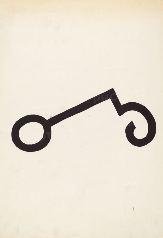 Cattle Brand, c. 1936. Creator: J.Henry Marley.