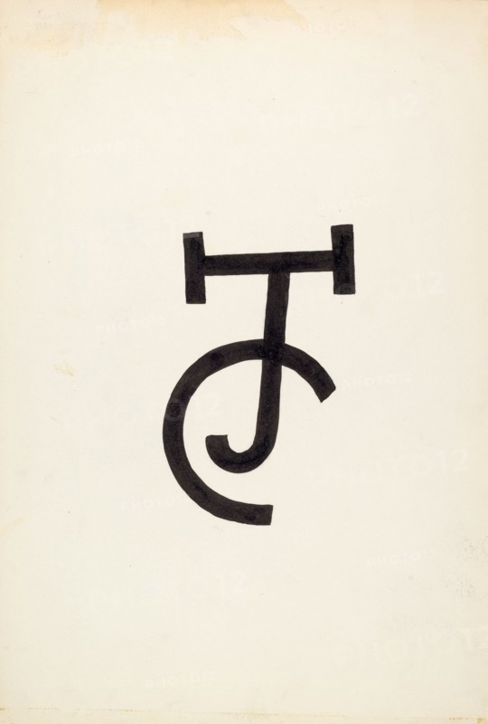 Cattle Brand, c. 1936. Creator: J.Henry Marley.