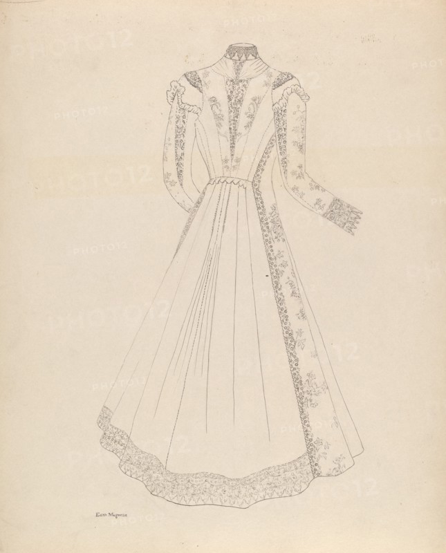 Dress, c. 1938. Creator: Edith Magnette.