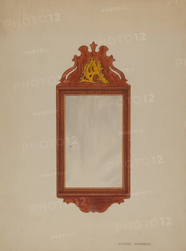 Mirror, c. 1936. Creator: Arthur Johnson.