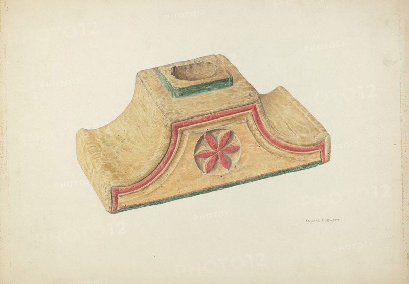 Candleholder (Ecclesiastical), 1939. Creator: Edward Jewett.