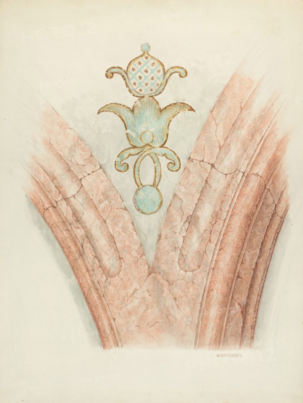 Ceiling Decoration, c. 1941. Creator: William Kieckhofel.