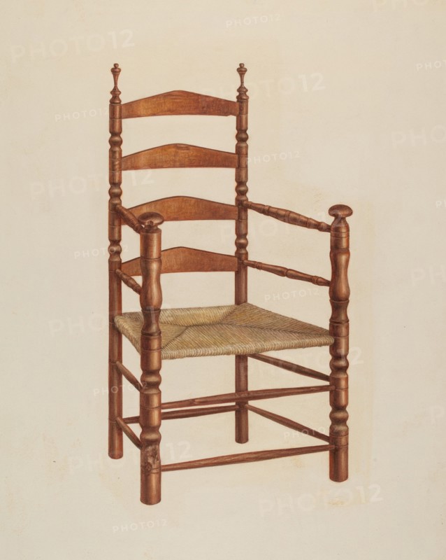 Armchair, 1939. Creator: Isadore Goldberg.