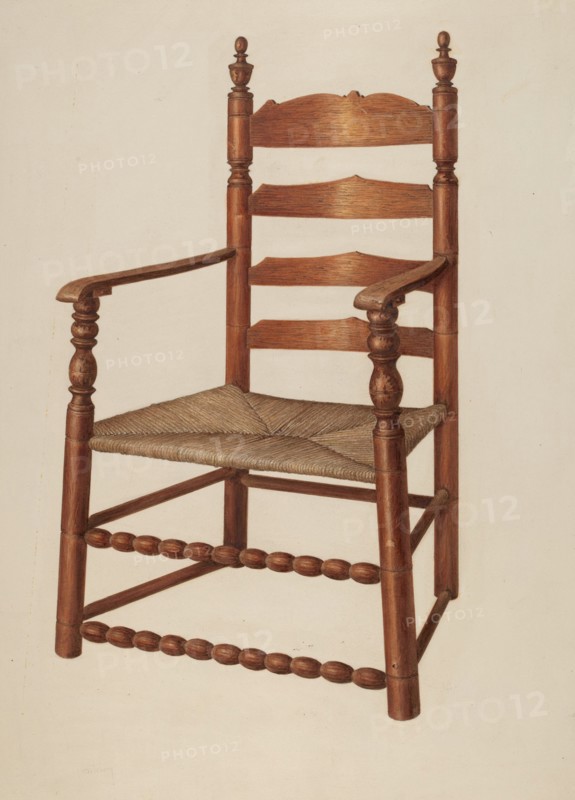 Armchair, 1941. Creator: Isadore Goldberg.