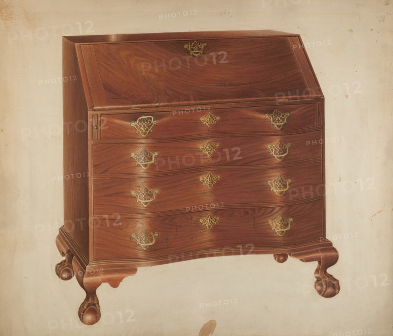 Desk, 1935/1942. Creator: Isadore Goldberg.