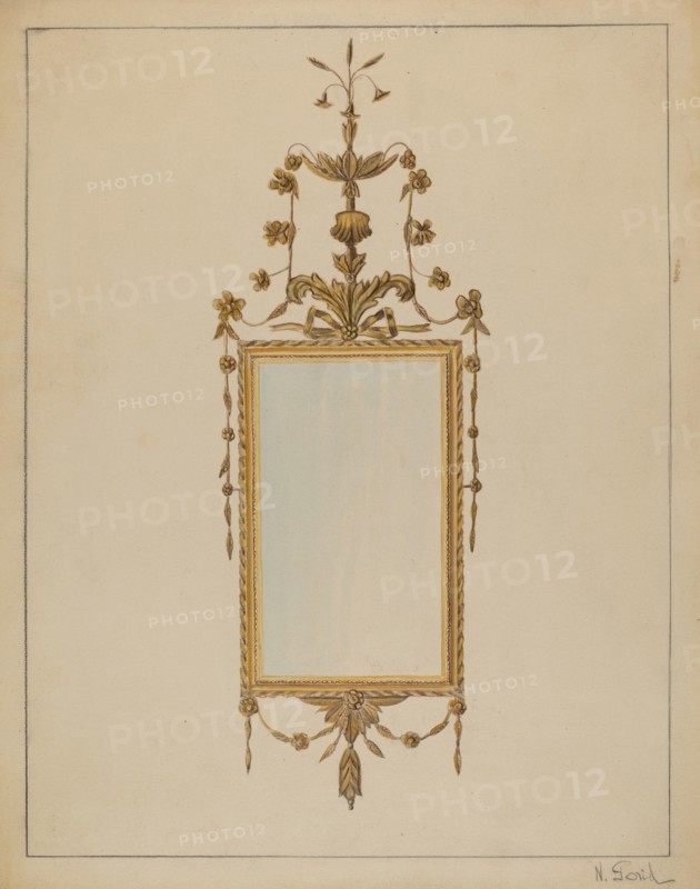 Mirror, c. 1936. Creator: Nicholas Gorid.