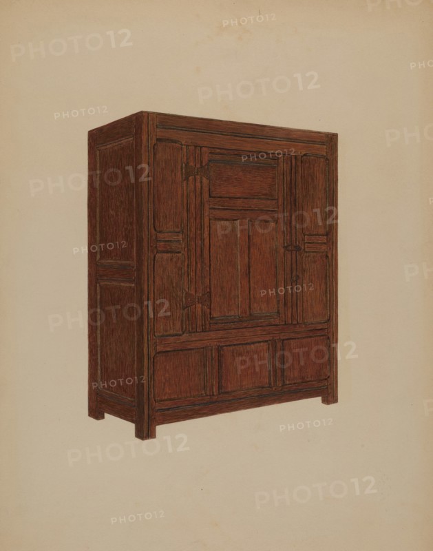 Cupboard, c. 1937. Creator: Meyer Goldbaum.