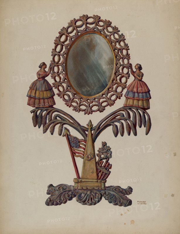 Mirror, c. 1937. Creator: Frances Lichten.