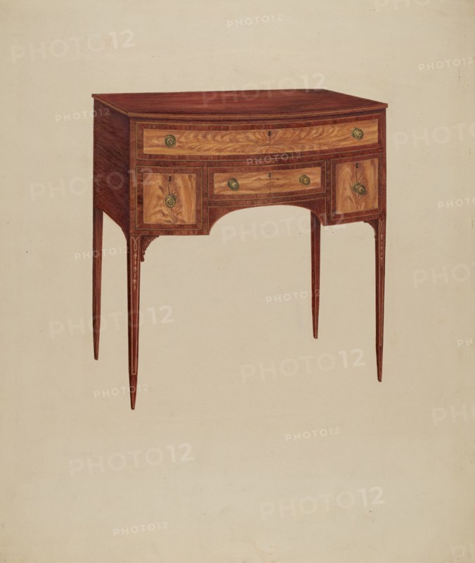 Dressing Table, c. 1938. Creator: Charles Henning.