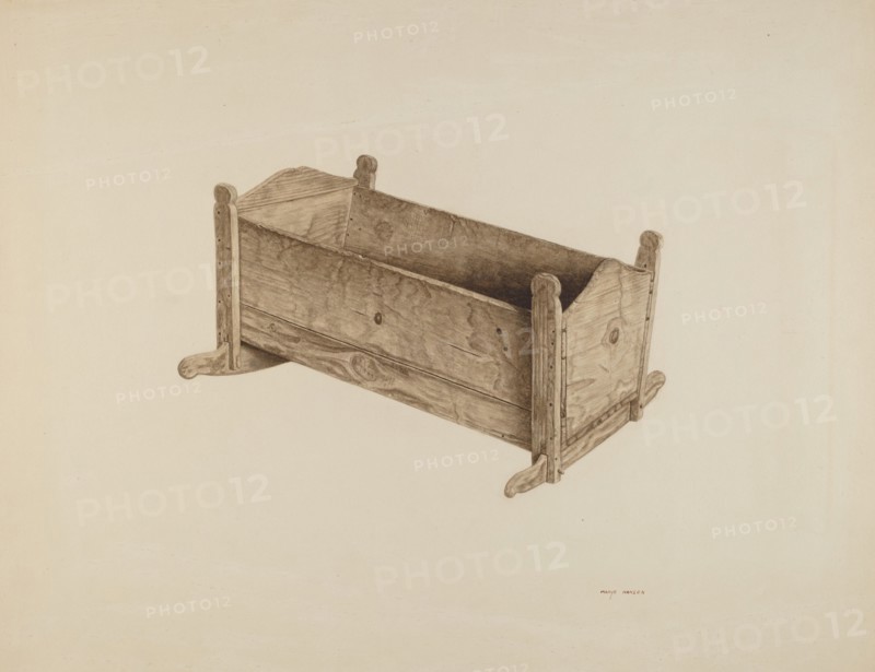 Box Cradle, c. 1939. Creator: Mary Hansen.