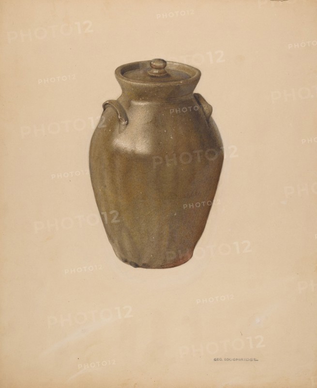 Covered Jar, probably 1939. Creator: George Loughridge.