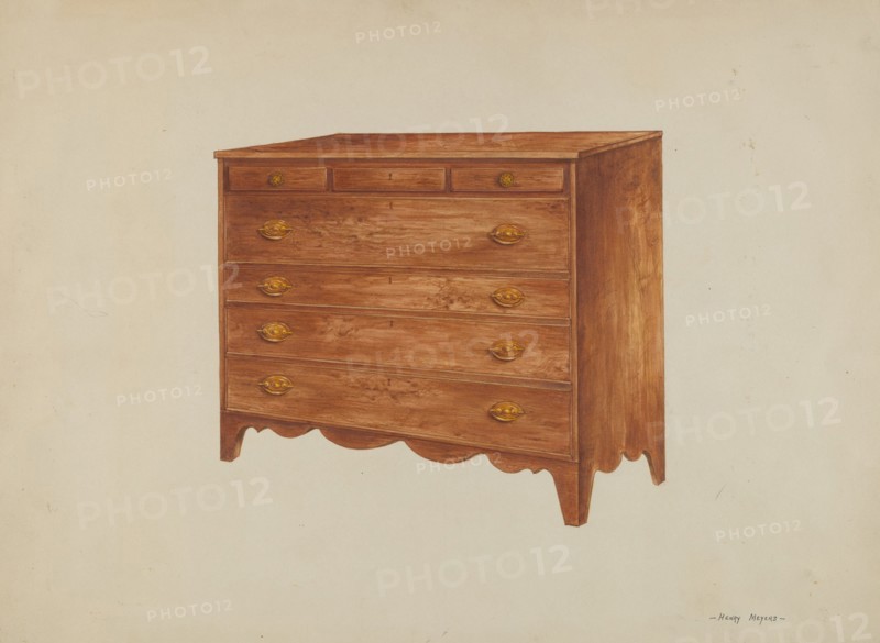 Chest, c. 1938. Creator: Henry Meyers.