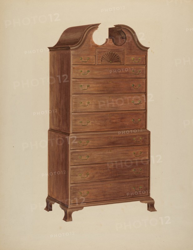 Chest-on-Chest, c. 1938. Creator: Arthur Johnson.
